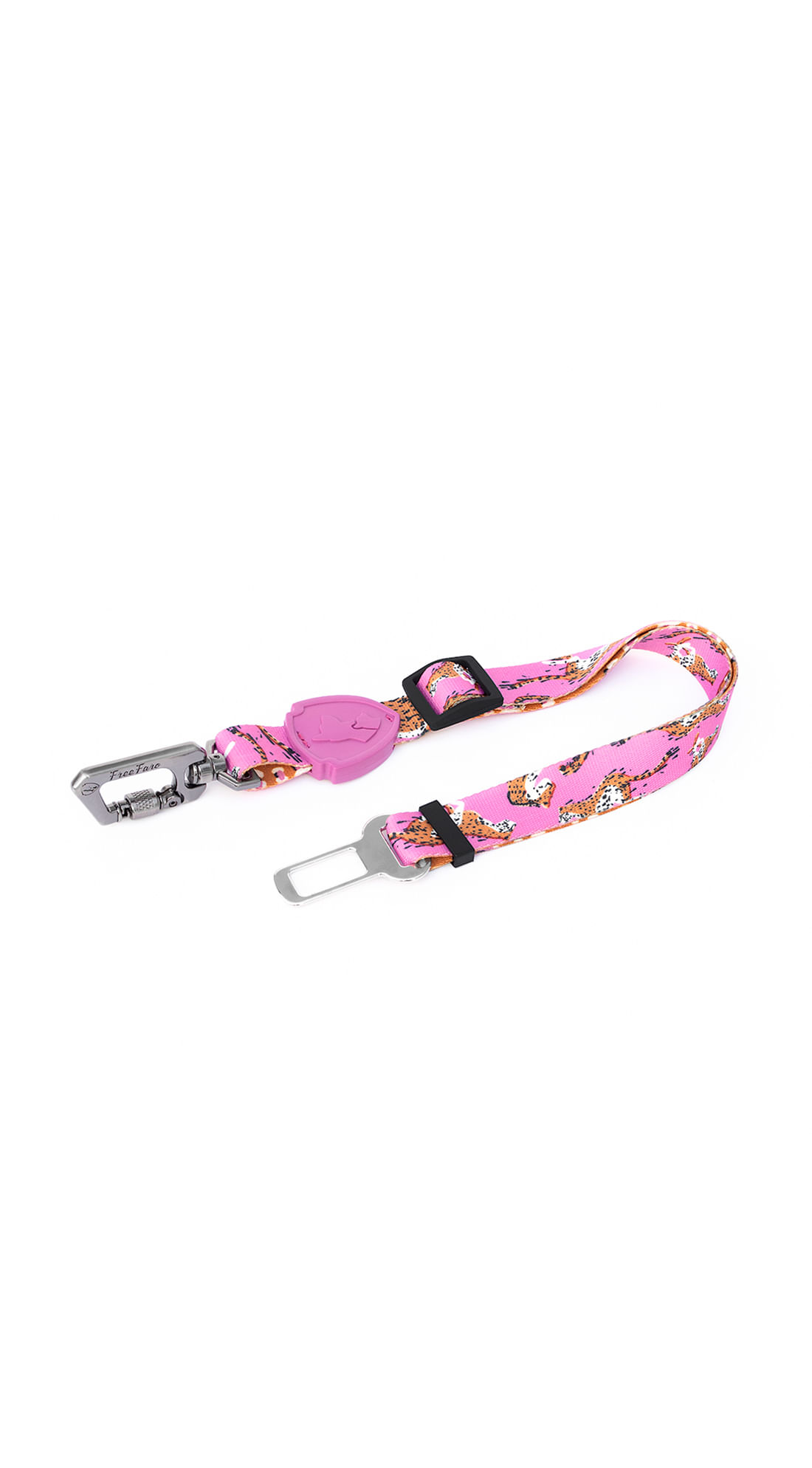 Cinto Zinco Seguranca Regular Para Pets Rosa