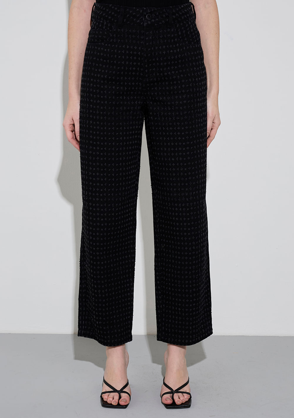 Calça Zinco Mom Alta Preto