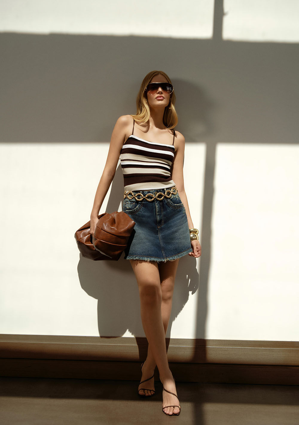 Shorts Saia Jeans Falésia Azul